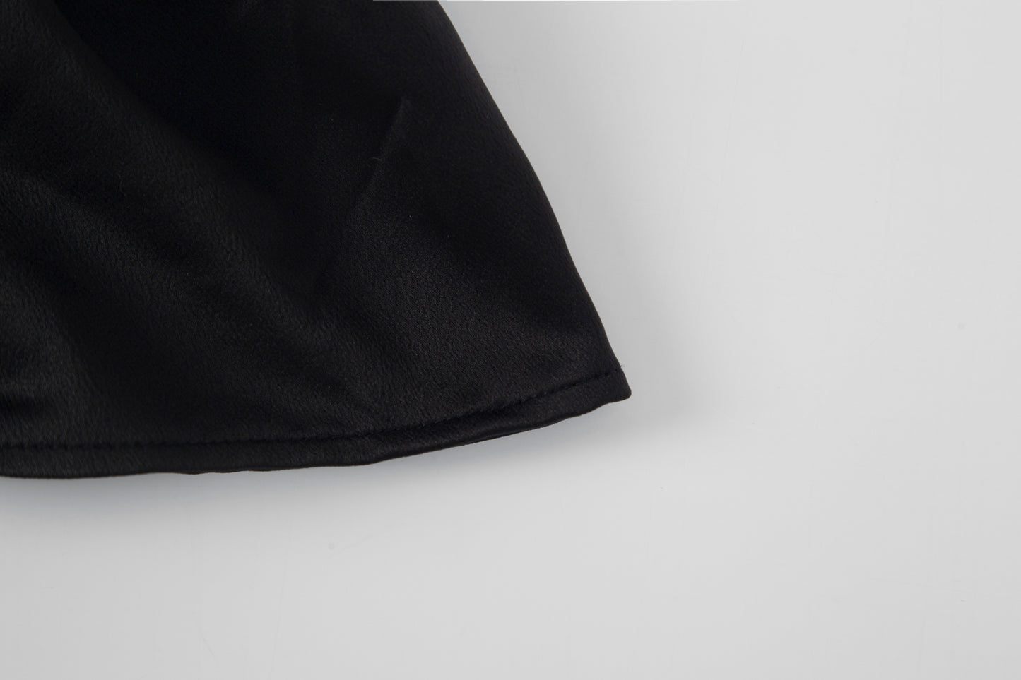 Satin Off Shoulder Blouse - Black