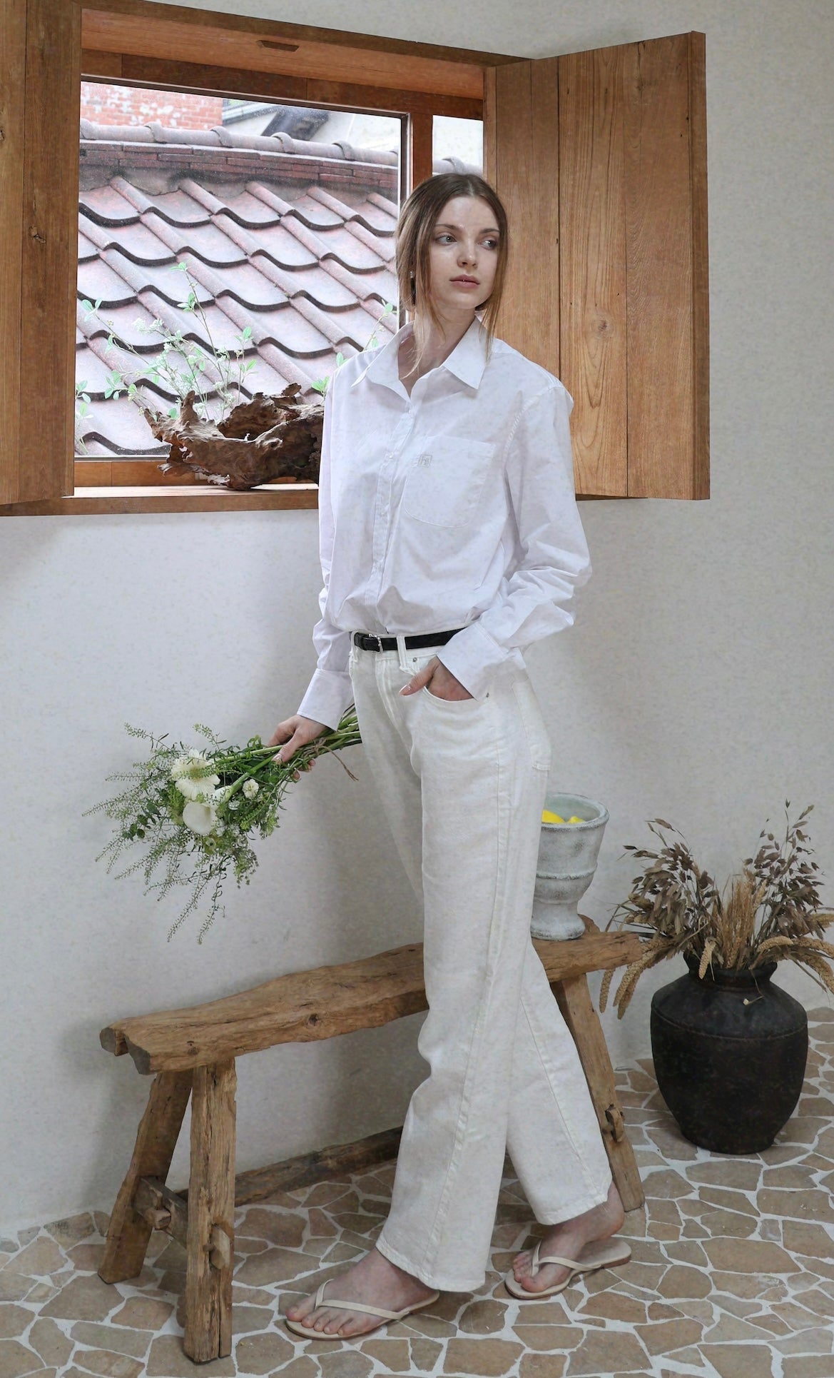 Classic Pocket Shirt - Natural White
