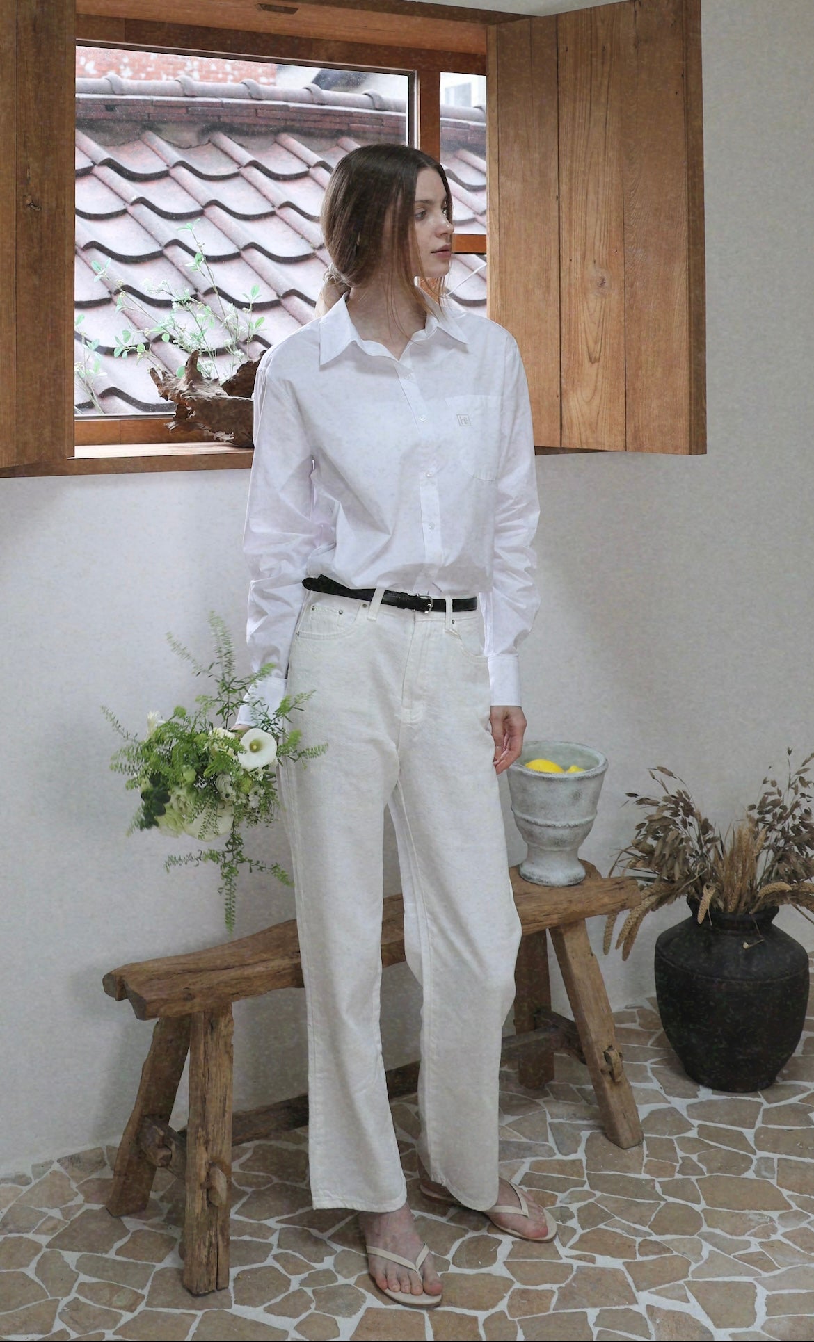 Classic Pocket Shirt - Natural White